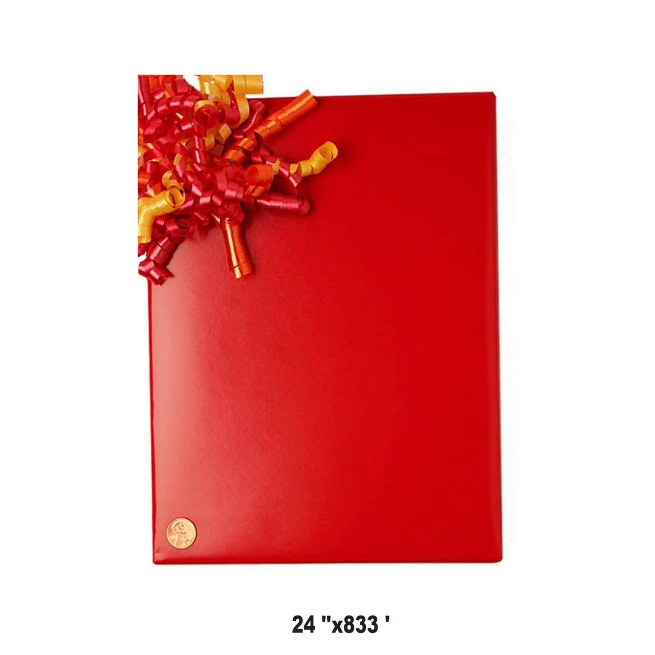 Solid Color Gift Wrap 24" x 833' for Bold, Beautiful Coverage